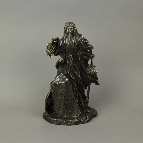 Miniatura 4 de Veronese Design Lady SIF - Escultura de resina de la diosa nórdica de la tierra y de la familia, de 8 5/8 pulgadas, acabado en bronce