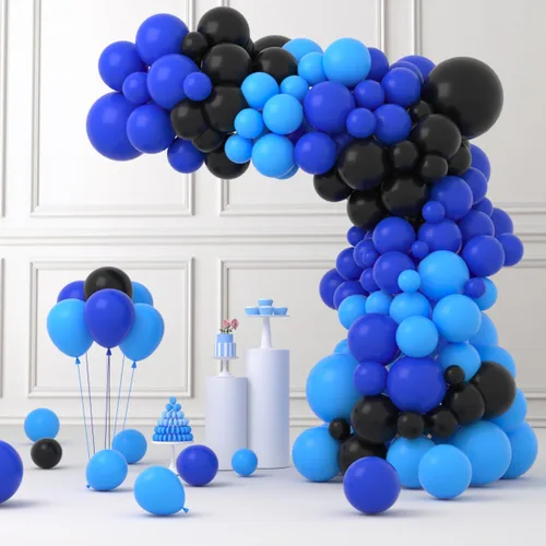 Miniatura 9 de Kit de arco de guirnalda de globos morados y amarillos y blancos, 122 globos amarillos, morados y blancos para cumpleaños, boda, aniversario