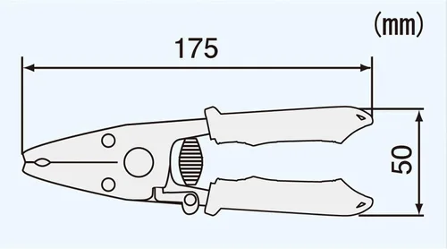 Miniatura 5 de ENGINEER Pelacables de precisión profesional PA-14 para cables microfinos. Fabricado en Japón. Alambre sólido (AWG 32-20), alambre trenzado