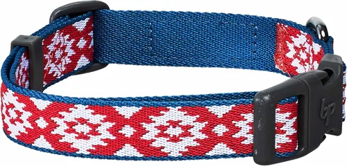 Miniatura 4 de Blueberry Pet Southwestern Tribal Diamonds - Collar ajustable para perro, grande, cuello de 18 a 26 pulgadas Tribal - Cuello