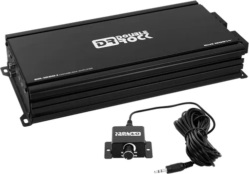 Miniatura 6 de DR-1200.1 Amplificador de coche monobloque clase D 1200W RMS @ 1-Ohm estable Amplificador de audio de subwoofer de alta eficiencia con control