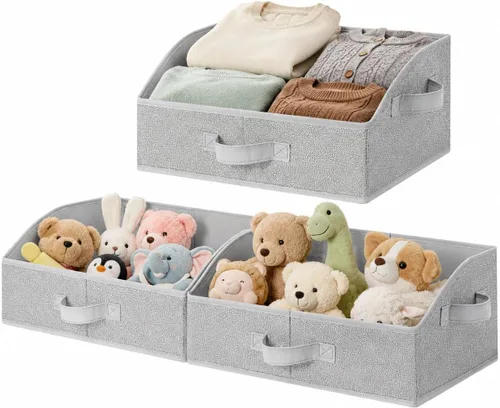 Miniatura 14 de GRANNY SAYS Contenedores de almacenamiento para armario, organizadores de ropa y contenedores de almacenamiento, cajas de almacenamiento Gris Oscuro