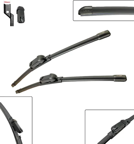 Miniatura 3 de Limpiaparabrisas delantero para Chevy Cruze 2016-2019 de 28 pulgadas y 24 pulgadas, calidad prémium para todas las estaciones