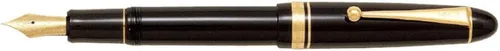 Pilot Pluma estilográfica Custom 742, cuerpo negro, plumilla FM (FKK-2000R-B-FM)