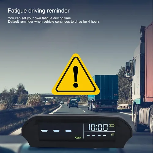 Miniatura 6 de Acouto Universal Auto HUD Proyector Multifuncional Velocímetro Vehículo de Carga Solar Pantalla de Video