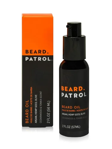 Bump Patrol Beard Patrol - Aceite para barba para hombres – Suero de aseo natural y acondicionador de bigote, suaviza, suaviza y fortalece el