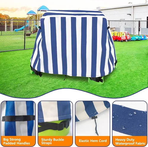 Miniatura 6 de Cubierta para mesa de agua para niños, resistente al aire libre, 600D, impermeable, anti-UV, a prueba de polvo, para niños, compatible con Step2