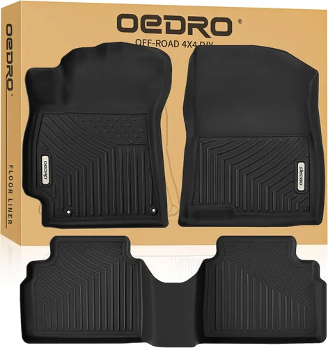 Miniatura 10 de OEDRO Alfombrillas para Hyundai Santa Fe GLS/Limited/Limited Ultimate/SE/SE Ultimate y Santa Fe Sport Base/2.0T/2.0T Ultimate de 5 plazas TPE