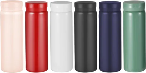 Miniatura 26 de Mini Thermos Bonita Botella de Agua - Matraz Pequeño Diminuto Aislado al Vacío de Acero Inoxidable 18/10 de 7 oz - A Prueba de Fugas y Derrames
