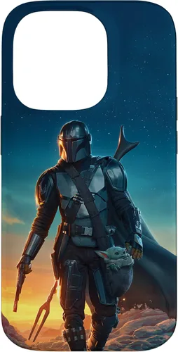 Miniatura 16 de iPhone 11 Pro Max Star Wars The Mandalorian and Grogu Sunset Poster Case