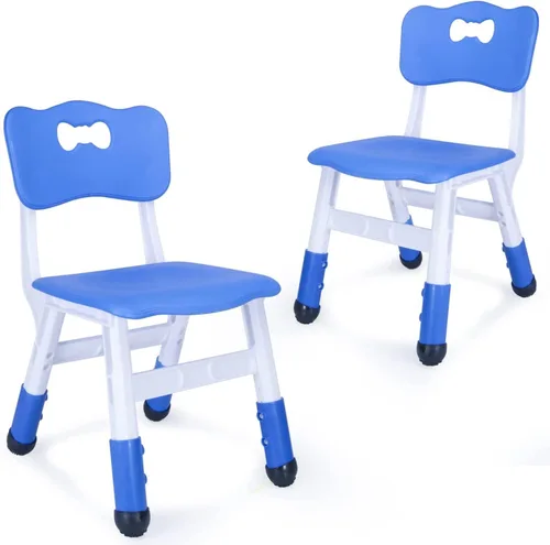Miniatura 11 de Sillas ajustables para niños de 3 niveles ajustables para interiores adecuadas para niños de 2 a 6 años. Carga máxima de 220 libras, adecuadas