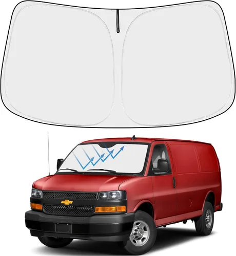 Miniatura 297 de Proadsy Parasol para parabrisas actualizado 2025, ajuste personalizado Dodge RAM 1500 2Dr 2019-2024 2025, 4 capas, plegable, protector de parasol