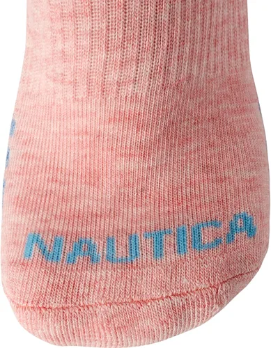 Miniatura 5 de Nautica Calcetines para mujer - Calcetines de corte bajo con cojín atlético paquete de 6