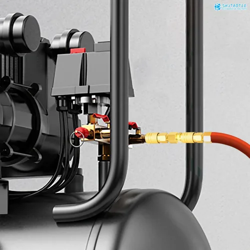 Miniatura 7 de Válvula de control universal del interruptor de presión del compresor de aire (90-120 PSI, 110V-240V) con regulador de 0-180 PSI y válvula de alivio