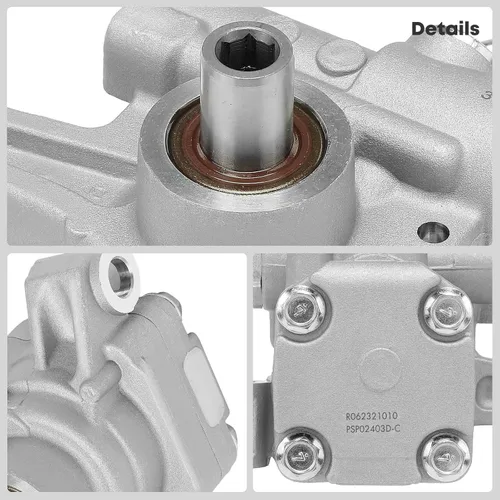 Miniatura 3 de YHTAUTO Reemplazo de bomba de dirección asistida para modelos Chevrolet Buick GMC Pontiac Saturn Suzuki, Equinox/Traverse/Enclave/Outlook/XL-7/Vue
