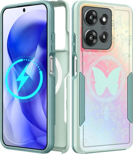 Miniatura 131 de Funda para Moto G 5G 2024 – Compatible con MagSafe para mujeres y niñas, bonita funda protectora magnética para teléfono, diseño femenino Kawaii