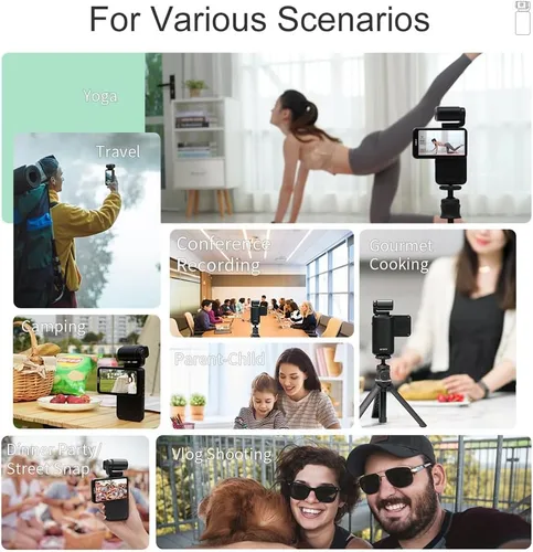 Miniatura 5 de ORDRO Videocámara de bolsillo 5K, videocámara 4K 60FPS UHD 36MP para YouTube TikTok Video Vlog Combo grabación, cámara de visión nocturna WiFi IR