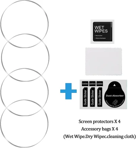 Miniatura 7 de Protector de pantalla de vidrio templado para Amazfit GTR 4, antiarañazos, antirreflejos, antihuellas, compatible con Amazfit GTR 4