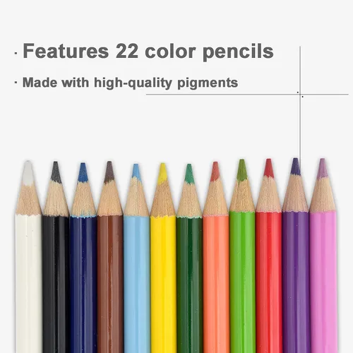 Miniatura 4 de Darnassus Juego de arte de 132 piezas, juego de colores profesionales de lujo, caja de regalo, juego de arte, manualidades, dibujo, pintura, kit