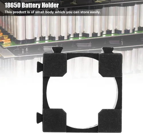 Miniatura 8 de Walfront Soporte cilíndrico para batería de iones de litio, organizador de batería cilíndrica, 0.724 in / 0.72 pulgadas de diámetro de agujero