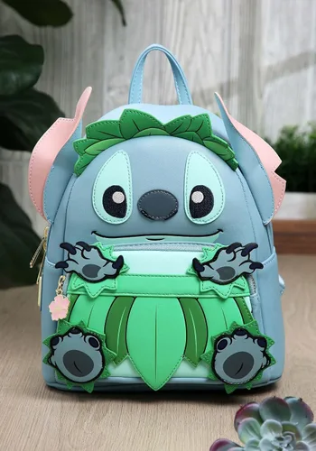 Miniatura 2 de Loungefly Disney Stitch Luau Cosplay - Bolso de hombro con doble correa para mujer, Multi, Cosplay