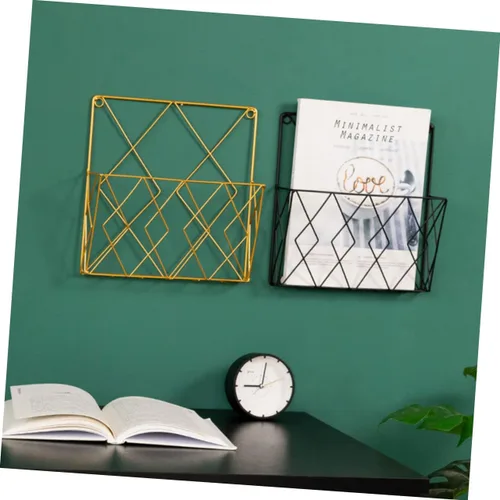 Miniatura 6 de IMIKEYA Estante de libros montado en la pared para apuestas