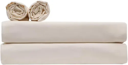 Miniatura 10 de Sábanas de tamaño King con parte superior flexible de cabeza dividida para cama ajustable, 800 TC-100% algodón, 4 piezas, sábanas divididas
