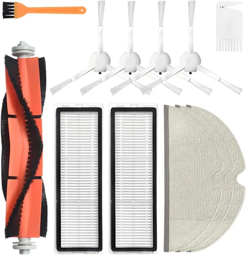 Miniatura 9 de Filtro de repuesto para cepillo principal y cepillo lateral para aspiradoras Xiaomi Mijia 1C