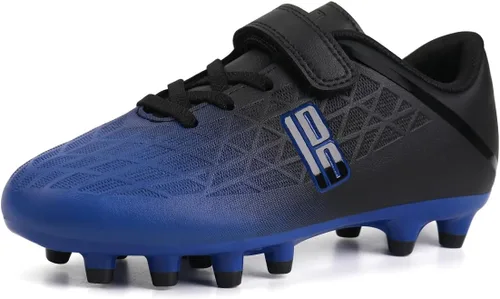 Brooman - Tacos de fútbol para niños y niñas, zapatos deportivos con tacos para usar al aire libre