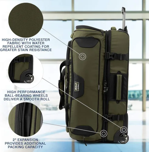 Miniatura 17 de Travelpro Tpro Bold 2.0 - Bolsa de lona con ruedas (30 pulgadas)