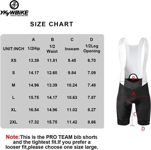 Miniatura 6 de Ciclismo baberos hombres Ciclismo Bib Shorts Hombres Road Bike Bicicletas Transpirable Acolchado Riding Tights Bib Shorts Ciclismo Hombres