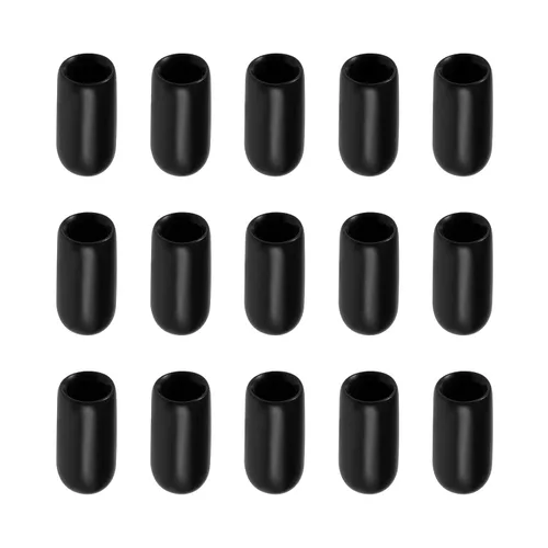 Miniatura 8 de Tapa protectora de rosca de tornillo, tapas de goma [para tornillo, perno] - 1/2" ID/negro/50pcs