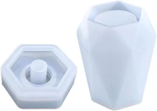 Miniatura 11 de Molde de silicona para botella, dispensador de jabón, dispensador de jabón, molde de resina epoxi hecho a mano para decoración del hogar Plata