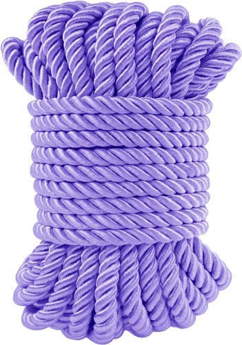 Miniatura 8 de Cuerda de seda trenzada de 27 yardas, cuerda decorativa gruesa de satén negro de 0.118 pulgadas, cordón para manualidades, amarre de cortina