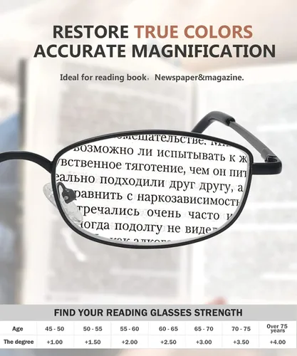 Miniatura 5 de Eyekepper 4 pares de anteojos de lectura con marco de metal con bisagras de resorte para hombres y mujeres de lectura