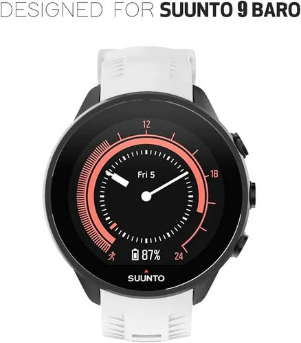 Miniatura 4 de NotoCity Compatible con Suunto 9 Band Correa de reloj de silicona suave para 9 GPS Baro Correa de reloj de repuesto deportiva para hombres y mujeres