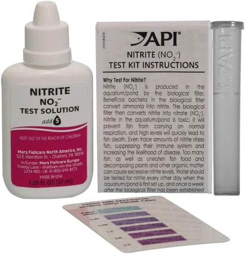 Miniatura 3 de API Kit de prueba de nitritos 180 pruebas para acuarios de agua dulce y salada