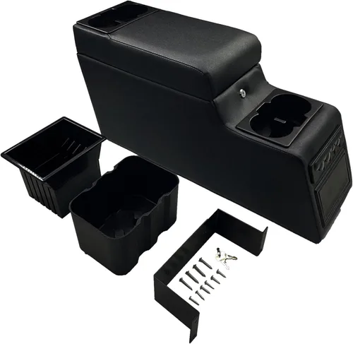 31515 Consola central de bloqueo de lujo compatible con Jeep CJ-5 1976-1983, CJ-7 1976-1986, Wrangler YJ 1987-1995 (negro)