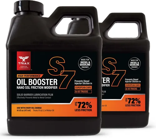 Miniatura 9 de Triax Max Oil Booster S7, limpiador de lodos de motor, refuerzo TBN, modificador de fricción, estabilizador de viscosidad, inhibidor de oxidación
