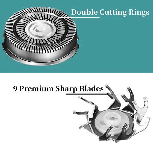 Miniatura 2 de Cuchillas de repuesto para afeitadora Pitbull Skull Shaver de repuesto, compatibles con Skull Carver Pitbull Gold PRO/Platinum PRO/Silver PRO 8