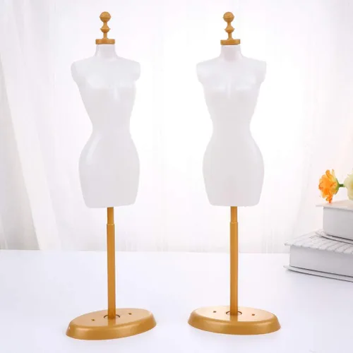 Miniatura 5 de EXCEART - Paquete de 6 soportes para maniquí de muñeca duraderos para niñas, decoración del hogar, 9.8 x 3 x 2 pulgadas