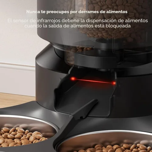 Miniatura 6 de PETLIBRO Comedero Automático para Gatos, Dispensador de Comida para Mascotas con Preservación de Frescura, Comederos Temporizados para Gatos