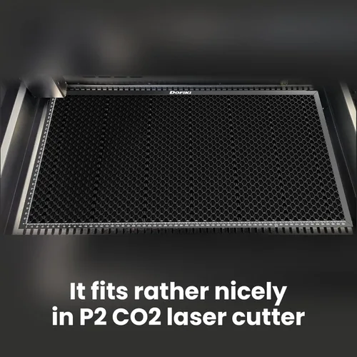 Miniatura 5 de Dofiki Cama láser de panal para cortador láser de CO2 P2 y P2S. Cama de corte de panal de acero diseñada para P2/P2S
