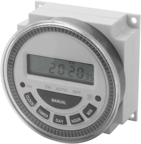 Miniatura 2 de Interruptor de temporizador programable de 7 días - Piscina/puerta/rociadores/luces- entrada de 120 V - Sustituto ET3