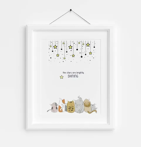 Miniatura 5 de Sellos Transparentes de Feliz Año Nuevo y Navidad, Sellos de Goma Transparente con Diseños de Cinco Gatos, Estrella, Copo de Nieve, Saludos