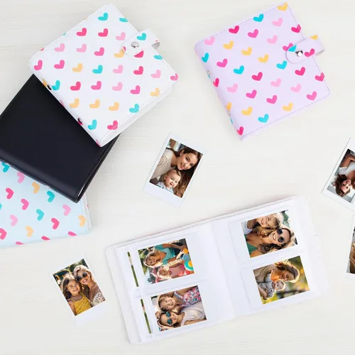 Miniatura 6 de Ruibytree Álbum de fotos pequeño de 112 bolsillos 2x3 para película instantánea Fujifilm Instax Mini Series, Polaroid Snap, Z2300, cámaras