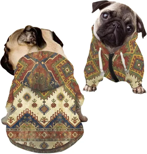 Miniatura 28 de Howilath Disfraz de Halloween de hueso de perro, sudadera con capucha de esqueleto para perro, ropa para mascotas, ropa con cremallera de calavera