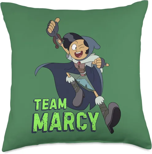 Disney Channel Amphibia Team Marcy - Almohada de 18.0 x 18.0 in, multicolor