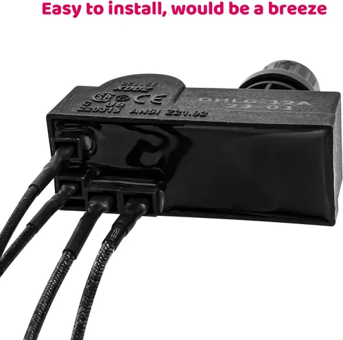 Miniatura 6 de Kit de reemplazo de encendido de parrilla DHLG-12 para Charbroil, encendido electrónico de 2 salidas y botón de interruptor con 6 cables