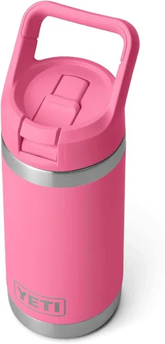 Miniatura 39 de YETI Rambler Jr. - Botella de 12 onzas para niños, con tapa con pajilla Rojo rescate